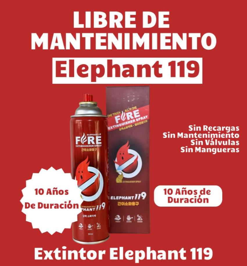 Kit de 02 Extintores ELEPHANT119